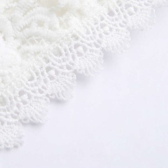 NWT Cider White Lace Corset Crop Top Size 1X Castlecore Fairycore Cosplay - Picture 2 of 9